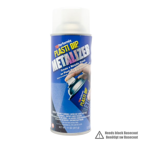 Pintura removible Plasti Dip Silver Metalizer