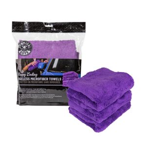 Paño microfibra Happy Ending Edgless Microfiber Towel 16" X 16" (3 Pack) purple