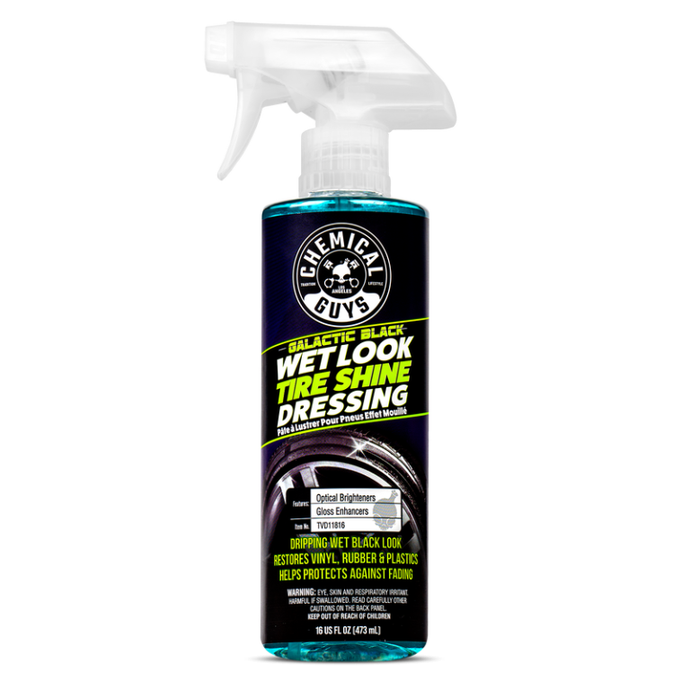 Renovador de neumáticos Galactic Black Wet Look Tire Shine Dressing