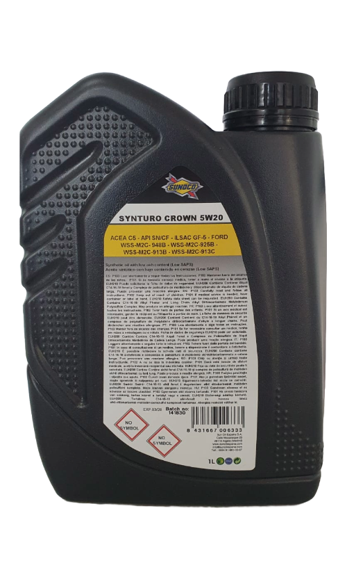 SYNTURO CROWN 5W20 1Lt - Imagen 2