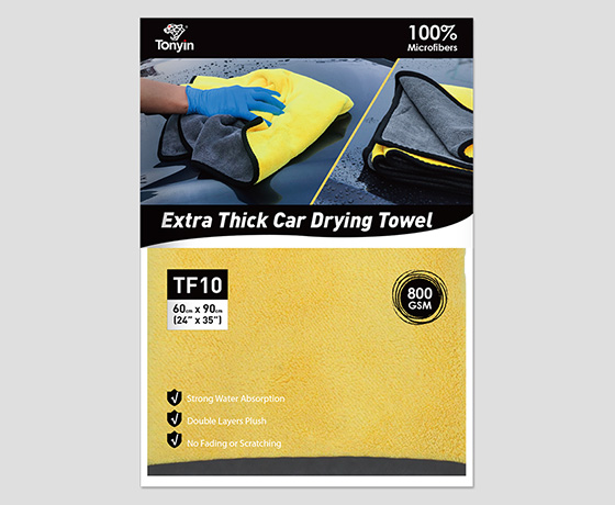 TF10 EXTRA THICK DRYING TOWEL CORAL FLEECE