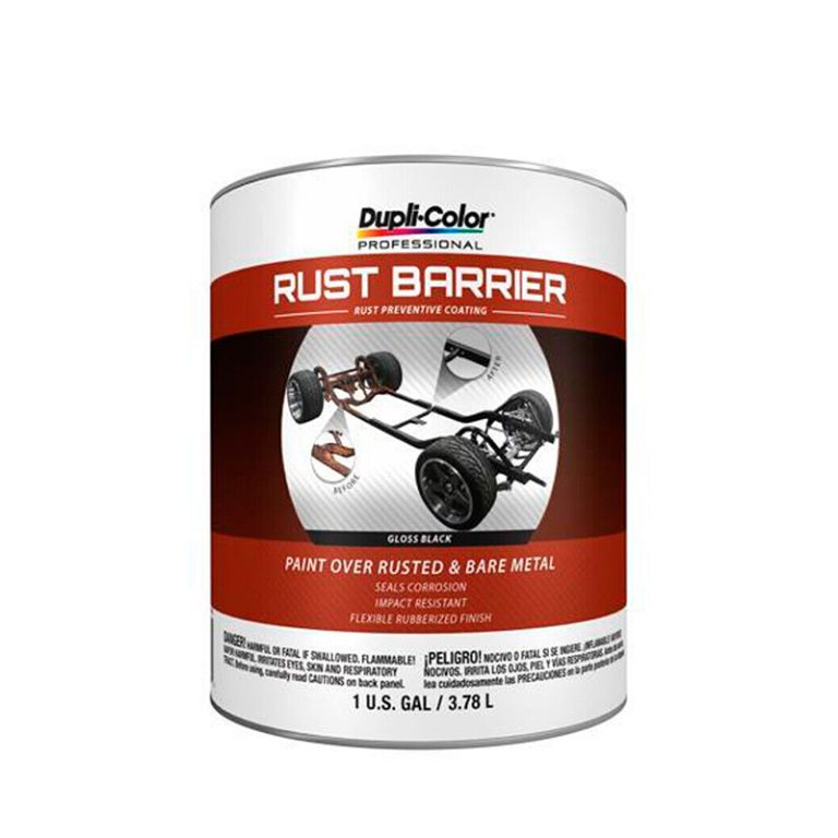 Dupli-Color Rust Barrier Gallon - Flat Black